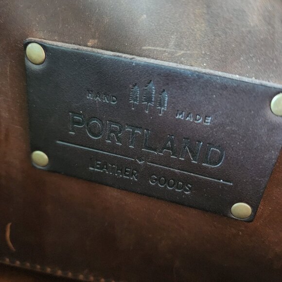 Portland Leather Goods Tote "EUC" - Picture 4 of 16